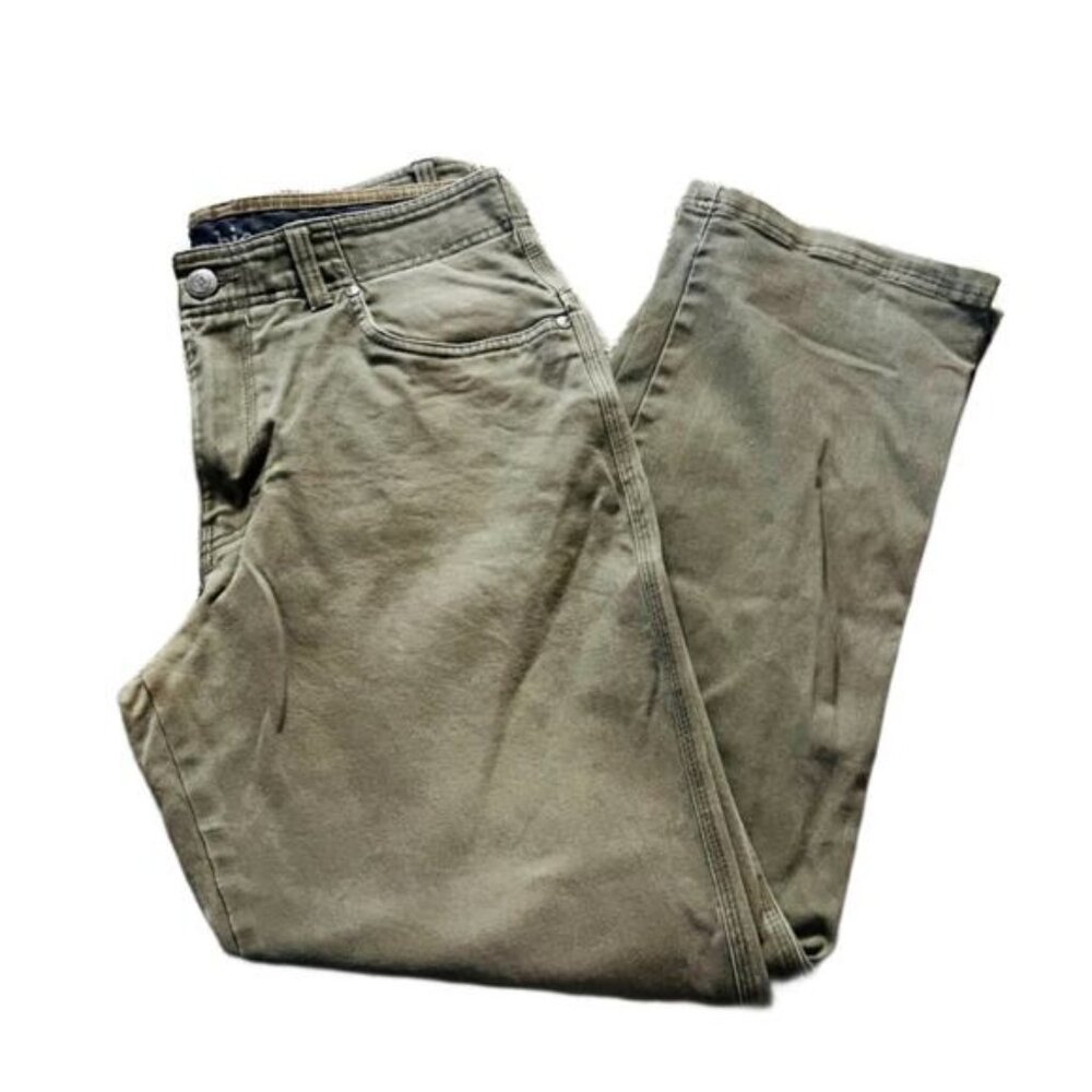 Columbia Hunter Green Cargo Work Pants Size 32